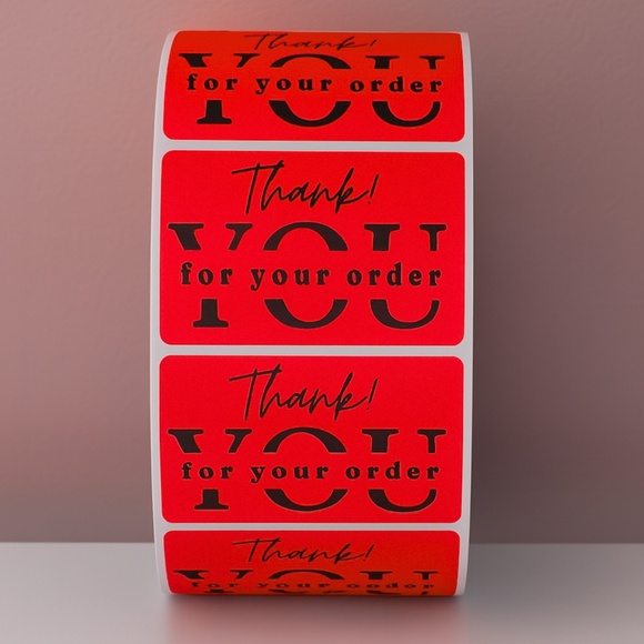 Thank You Order Stickers - Packaging Labels sticker - Small Business Supplies - Picture 4 of 11